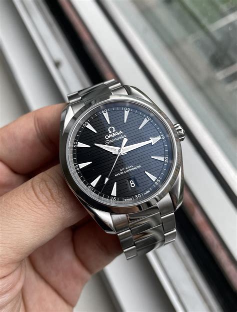 omega seamaster aqua terra 38mm black|omega aqua terra 38mm price.